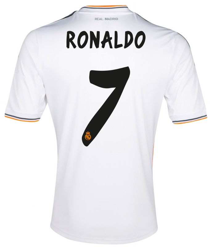 real madrid jersey back
